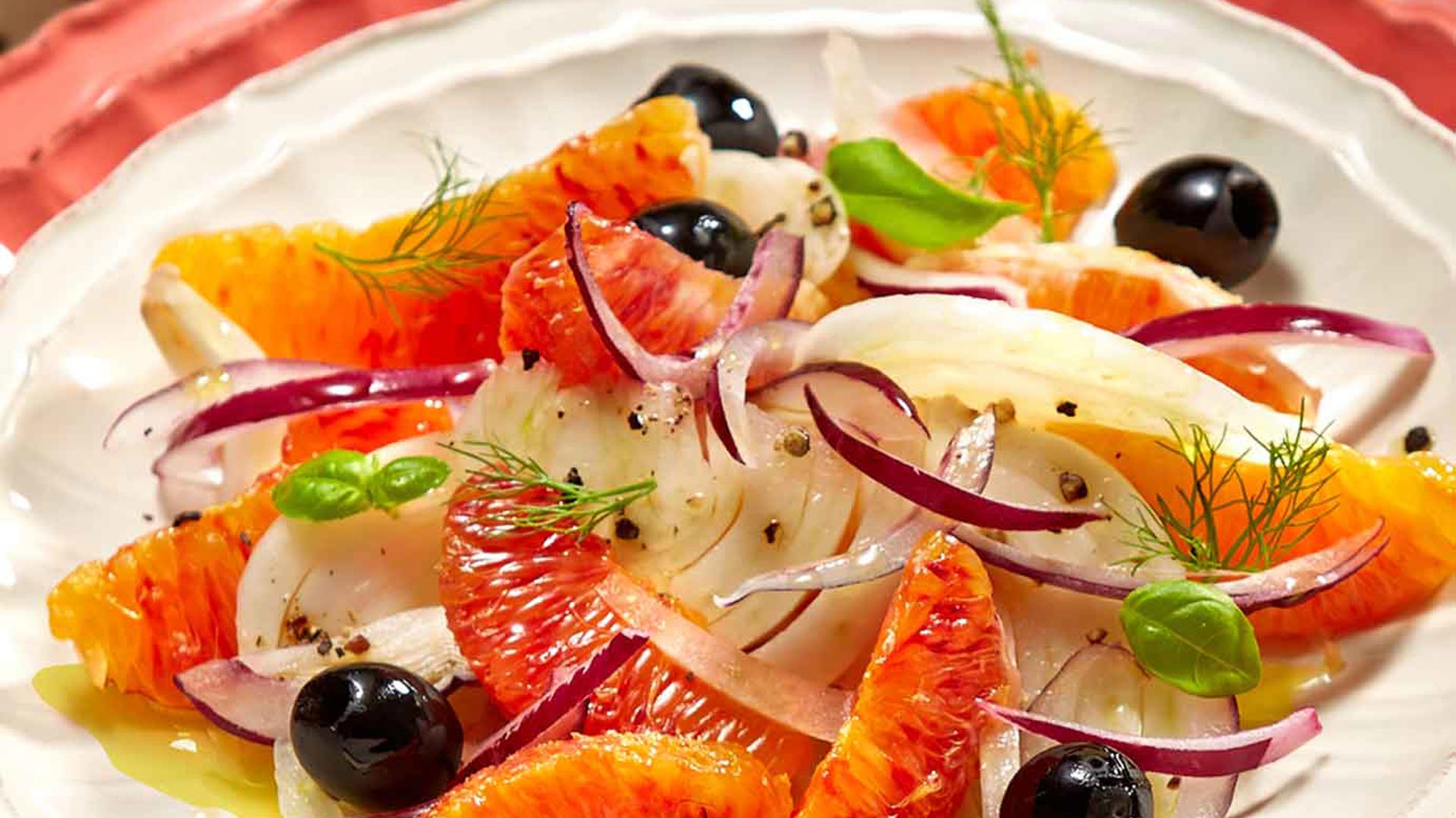 Insalata di arance rosse