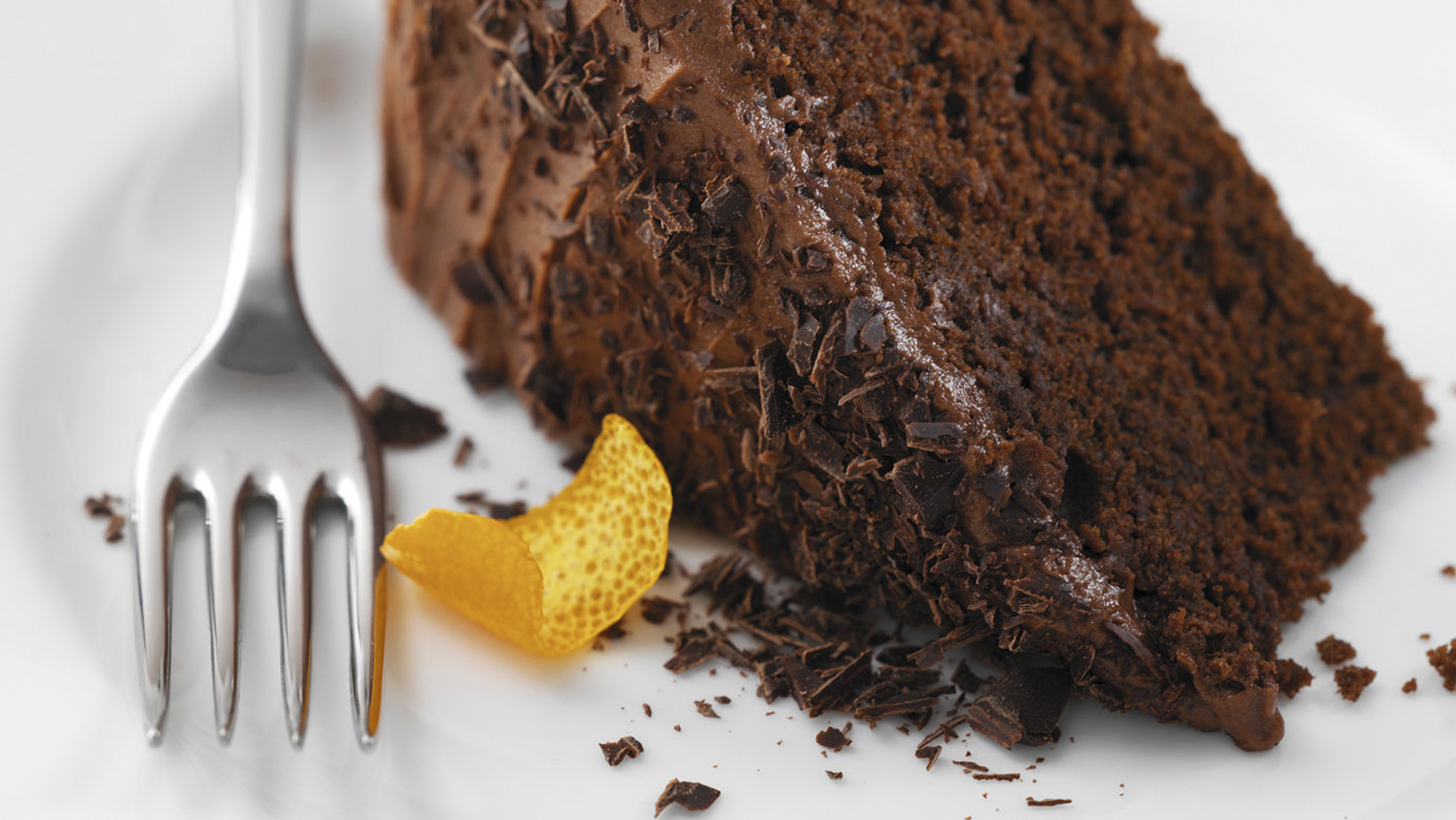 Torta al cioccolato e arancia